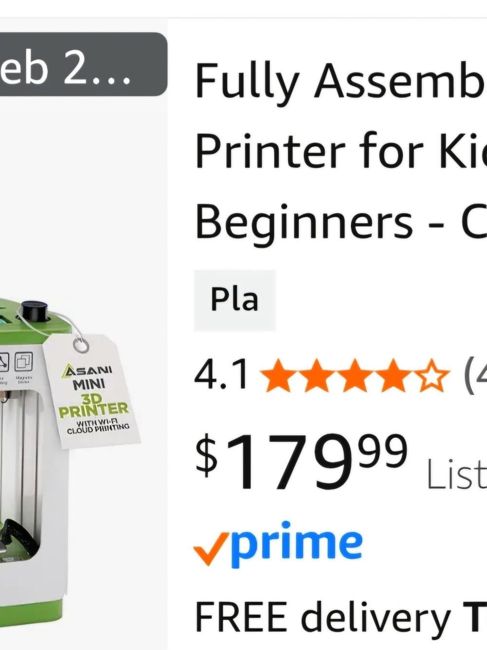Mini 3D Printer in Green - Compact Beginner-Friendly 3D Printer